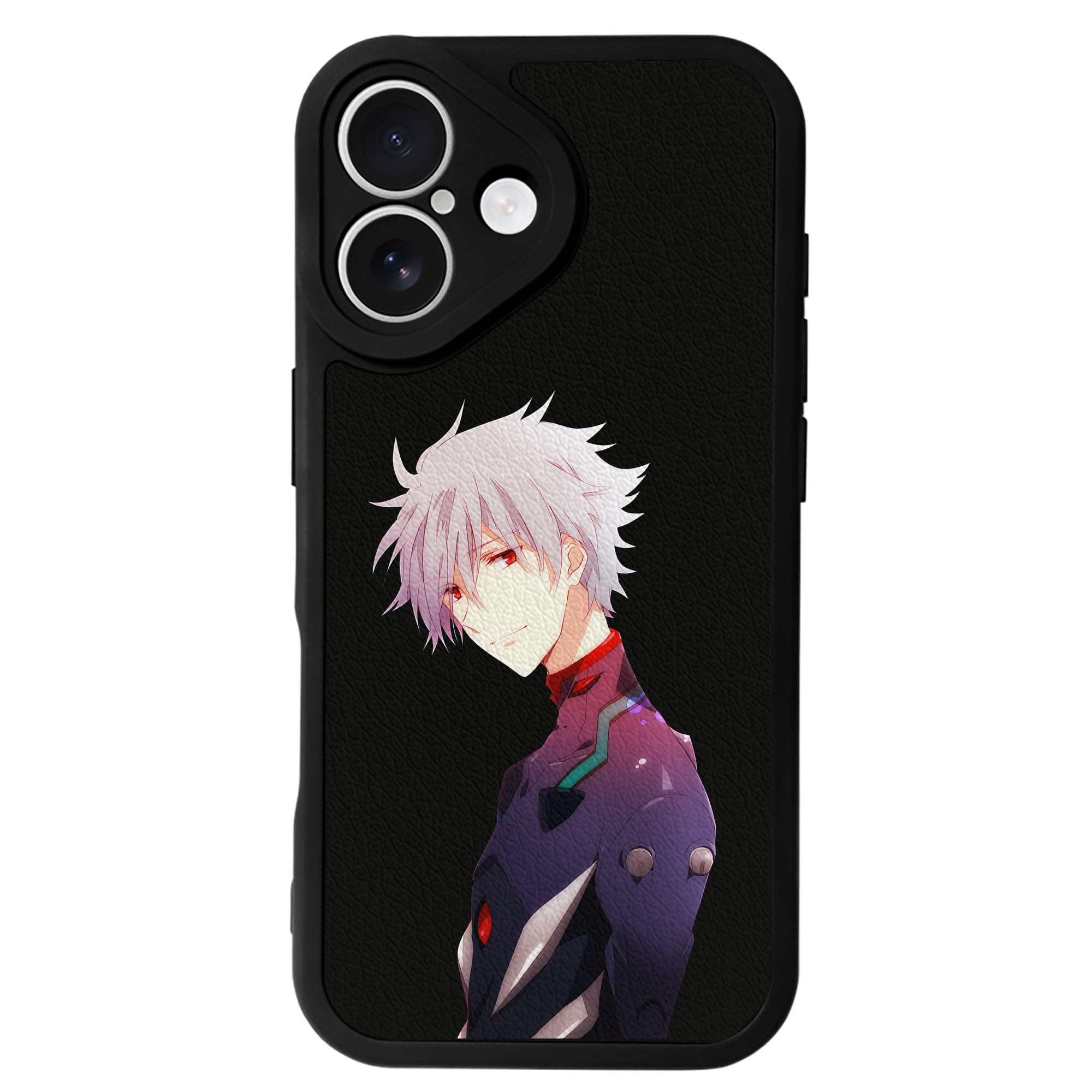 （画像用） EVA 新世紀エヴァンゲリオン 【iPhone 16シリーズ対応】シリコンスマホケース（レザー調） 材質：シリコン